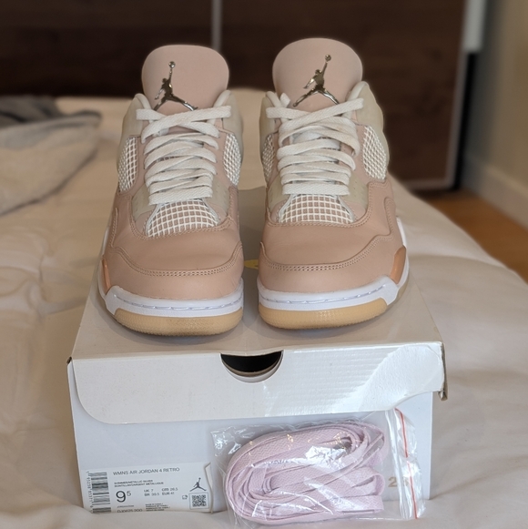 Jordan 4 Retro Shimmer Women's Sneakers Size 9.5 - Picture 15 of 16